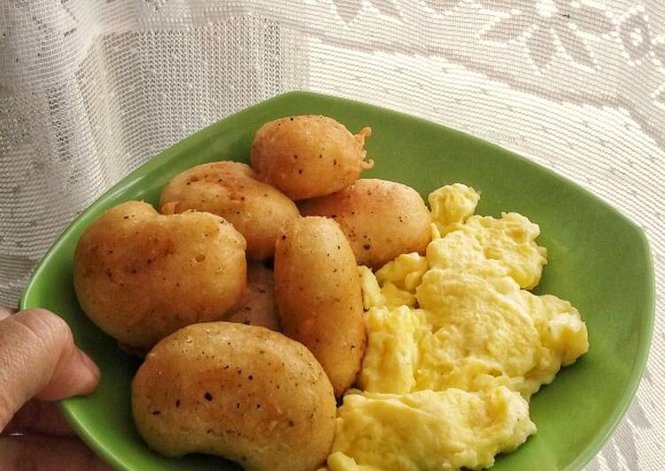 #JanganBuangBuangNasi Chicken Nugget & Scrambled Egg ala McD