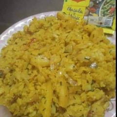 Onion Poha A picture of Onion Poha.