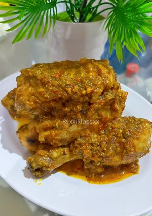 Foto resep Ayam betutu pedas