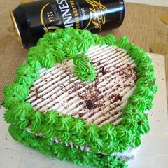A picture of Guinness Chocolate Cake.