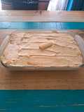 Postre de manjar y crema