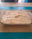 Postre de manjar y crema