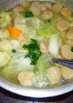 Foto resep Sayur Sop+Bakso sweger ✨
