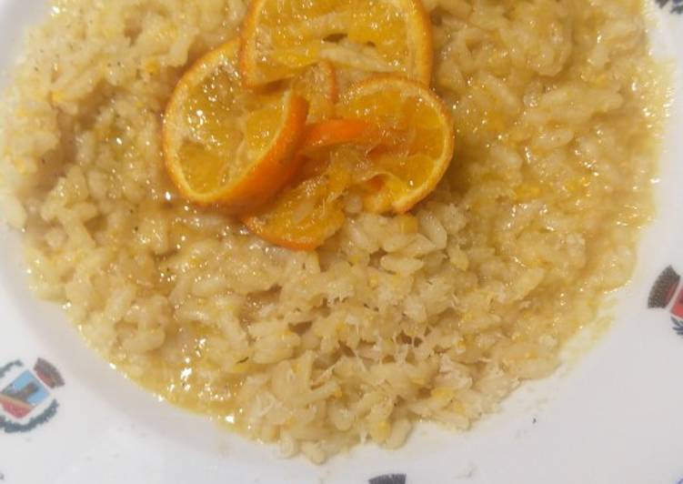 Ricetta Risotto Al Mandarino Di Chef Lorenzo Cookpad