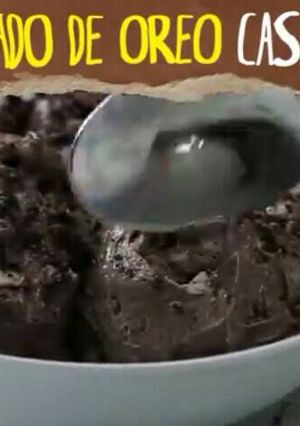Una foto de Helado de oreo