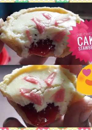 Foto resep Pie Cheese Cake Stawberry