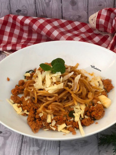 Foto resep 436. Spaghetti Oncom Bolognese #Babaturan_BintiSae