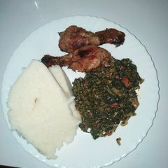 A picture of Garlic rosemary chicken.