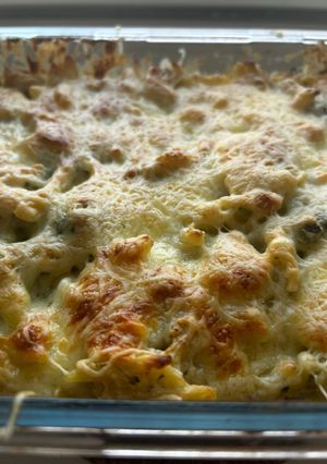 Mac & Cheese csirkével és brokkolival 🧀🥦🍗 recept fotója