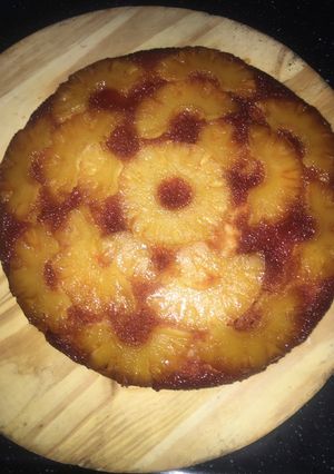 Una foto de Torta invertida de ananá