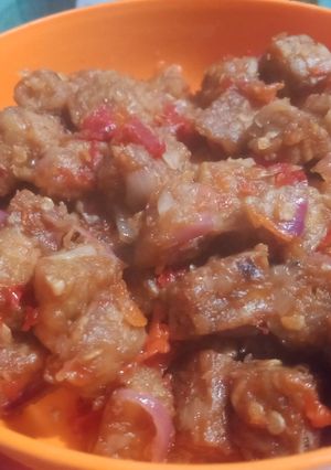 Foto resep Tempe dadu pedas simple no ribet