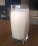 Cold coffee with nutmeg