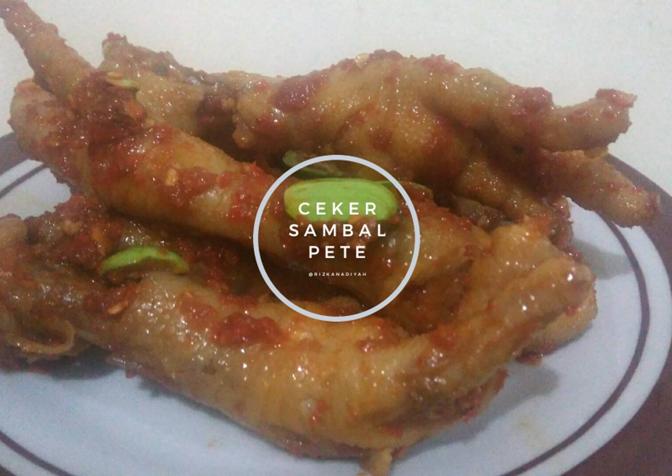 Ceker Sambal Pete