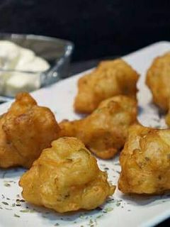 Una foto de Buñuelos de coliflor