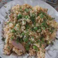 A picture of Masala bhaat.