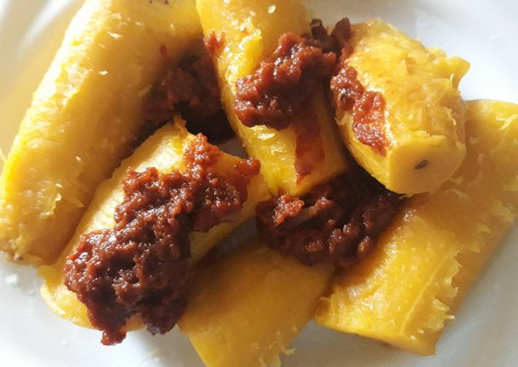 Step-by-Step Guide to Make Speedy Plantain and pepper sauce