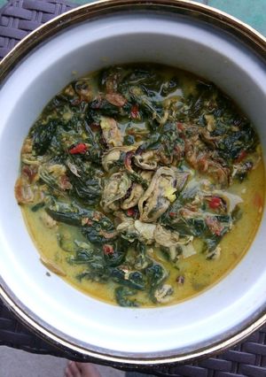 Foto resep Gulai kerang daun singkong