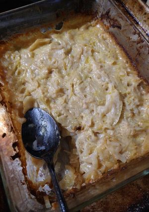 A picture of Creamed Cabbage Bake.