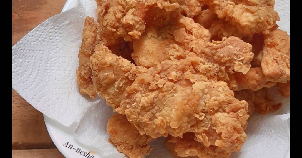 329 resep ayam pop corn crispy enak dan sederhana ala