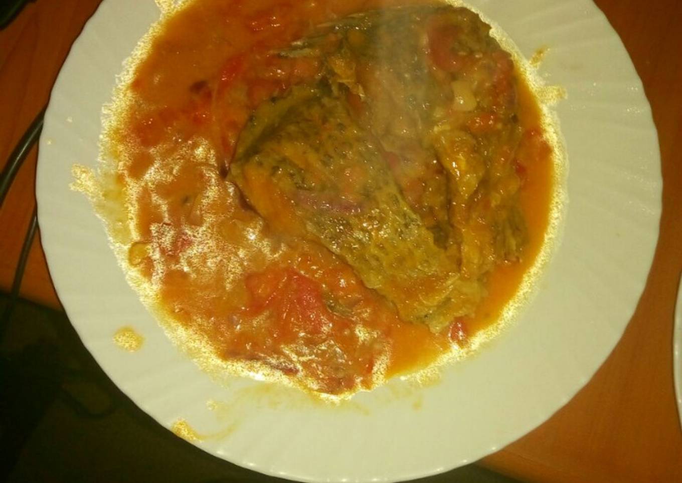 Fish stew with coconut milk