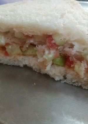A picture of Veg sandwich.