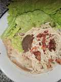 Mie pangsit kuah gulai sapi