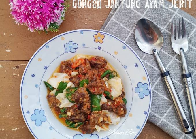 Gongso Jantung Ayam Jerit