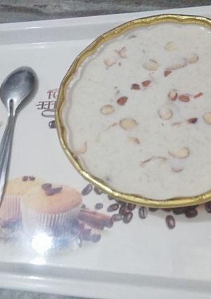 A picture of Apple kheer.