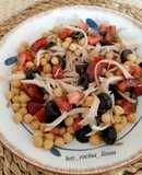 Ensalada de garbanzos y pollo