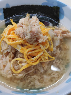 鮭魚茶泡飯~剩飯料理 的食譜成品照片