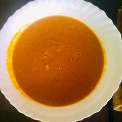 Baked tomato soup A picture of Baked tomato soup.