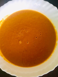 A picture of Baked tomato soup.