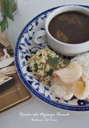 Foto resep Rawon ala Nyonya Rumah
