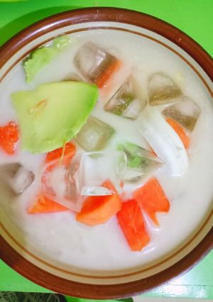 Foto resep Es teler sederhana