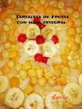 Tartaleta de frutas con masa integral