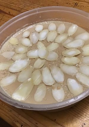 Une photo de Crèmes desserts café aux amandes et agar agar