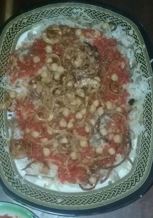صورة لوصفة كشري الحله الواحده