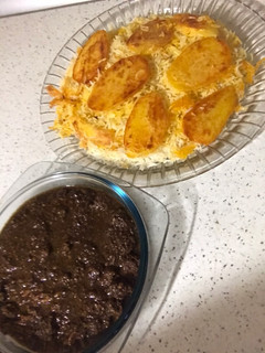 عکسی از دستور خورشت فسنجون با گوشت قلقلی