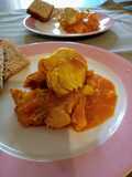 Merluza al curry
