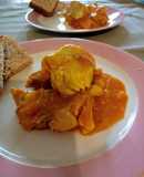 Merluza al curry