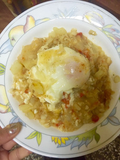 Una foto de Patatas con bacalao