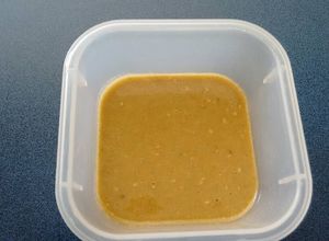 Una foto de Salsa tahini. ॐ