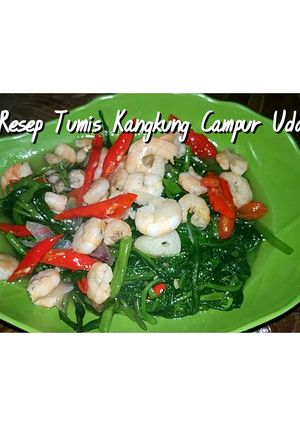 Foto resep Tumis Kangkung Campur Udang