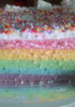 Foto resep rainbow kukus