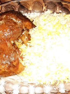 عکسی از دستور مرغ سرخ شده