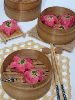 Foto resep Dimsum : Siomay Pink Ayam Udang