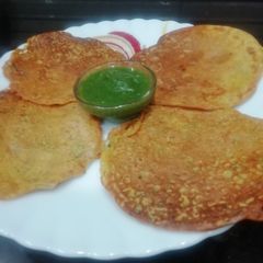 A picture of Crispie gram flour Chilla.