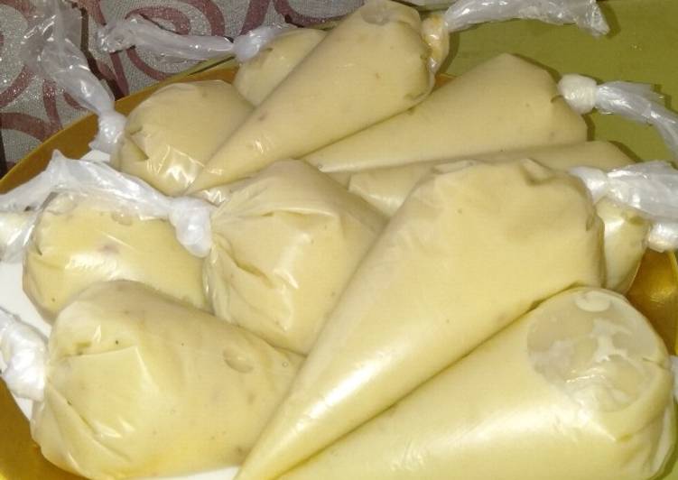  Resep  Vla durian ala Tintin  rayner  untuk isian kue sus 