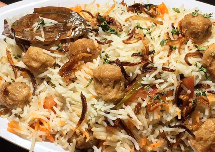 Easiest Way to Make Speedy Soya Chunks Biryani