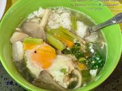 Gambar sup cendawan tiram